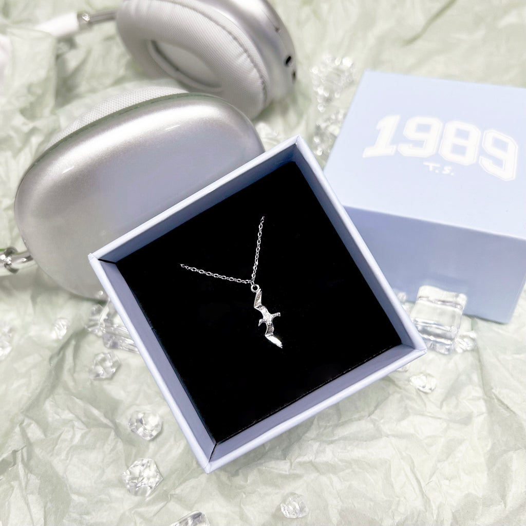 1989 Seagull Necklace Silver Necklace