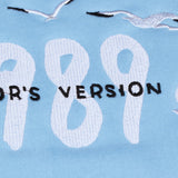 1989 Taylor's Version Embroidered Blue Sweatshirt