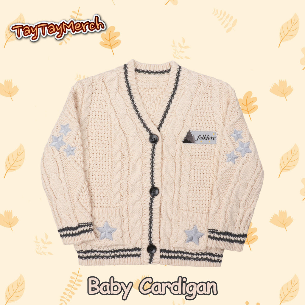 Folklore Baby Cream Cardigan, Children Cardigan