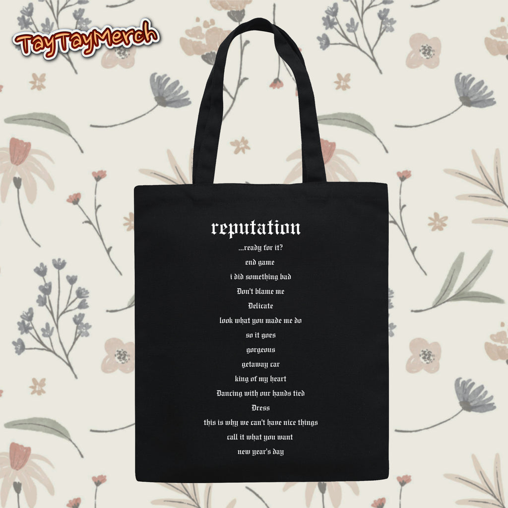 Reputation Album Canvas Bag