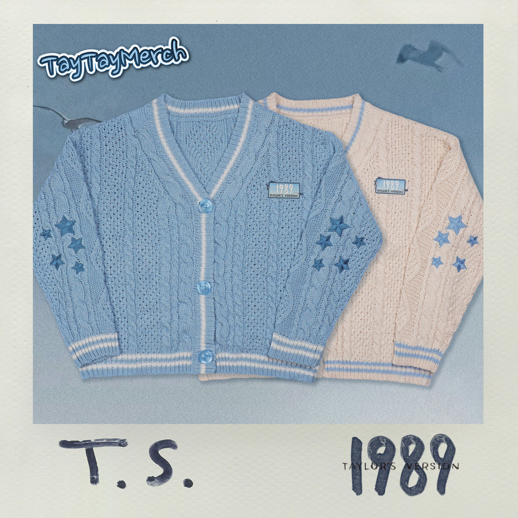 1989 Blue Stars Cardigan
