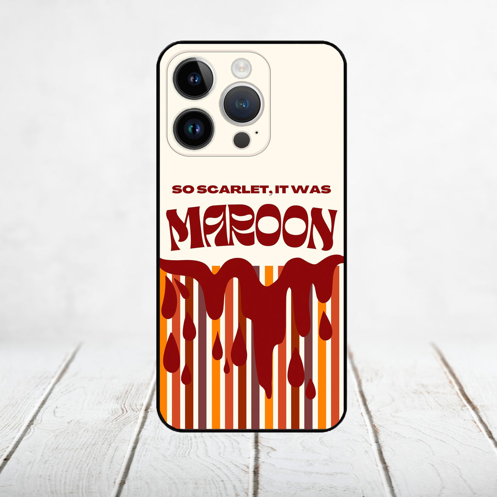 Midnights Maroon Phone Case Silicone iPhone Case