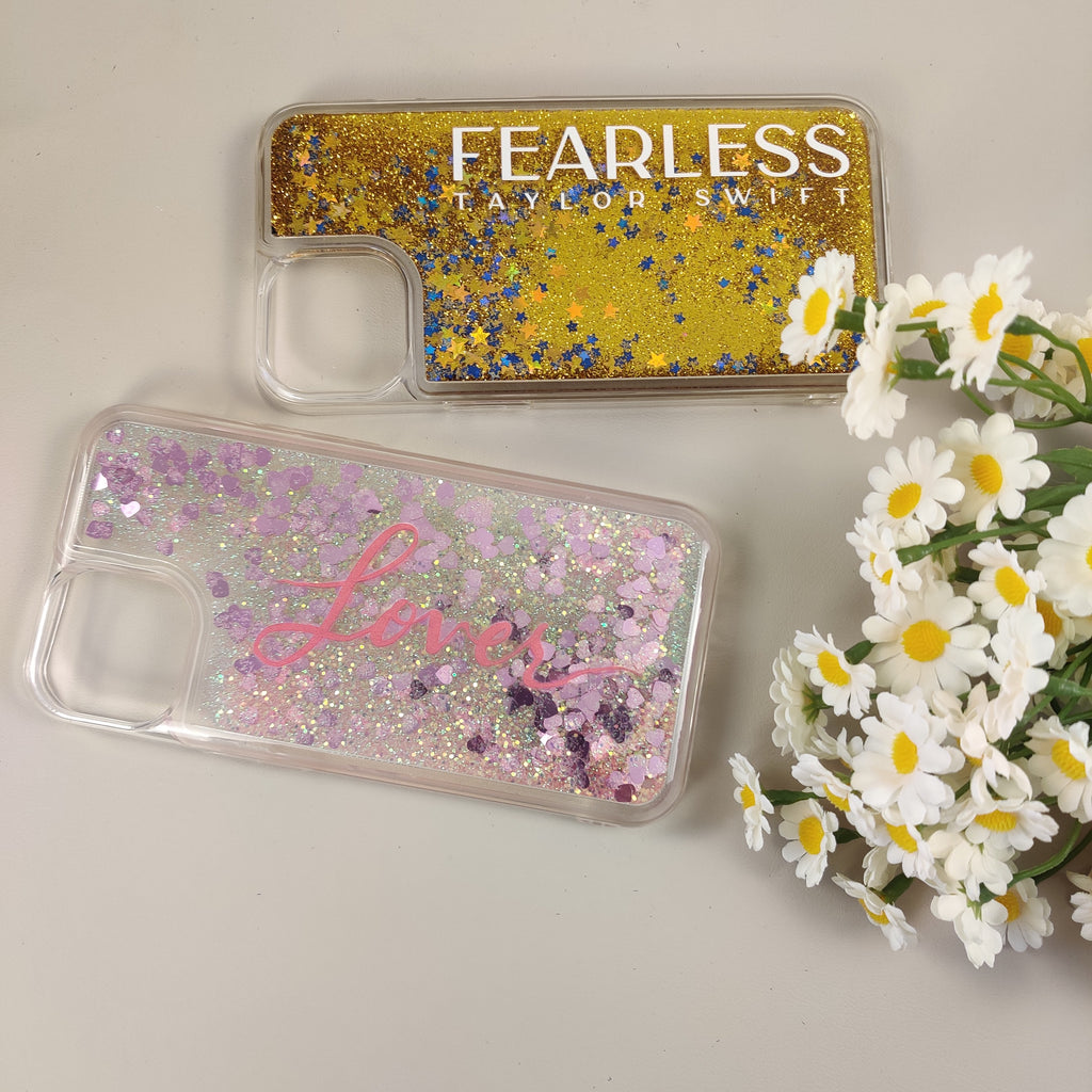 Fearless Quicksand Silicon Phone Case Golden iPhone