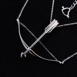 Archer Necklace Silver & Rose Gold