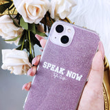 Speak Now Glitter Silicon Phone Case